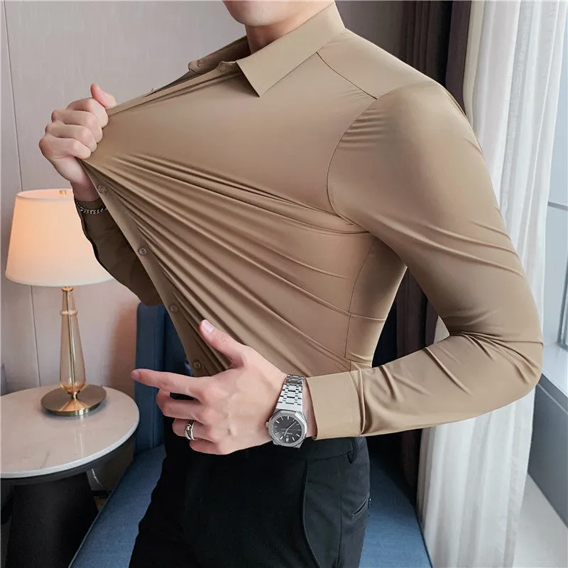 Timeless Anti-Crease Stretch Shirt for Men