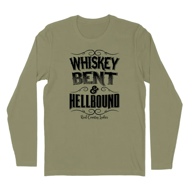 Whiskey Bent And Hellbound Black Print Hoodies & Long Sleeves