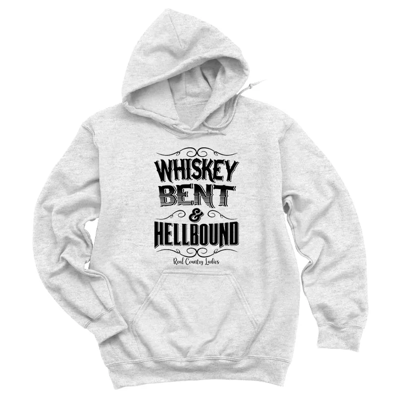 Whiskey Bent And Hellbound Black Print Hoodies & Long Sleeves