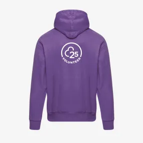 Women's volunteer purple 25 hoodie